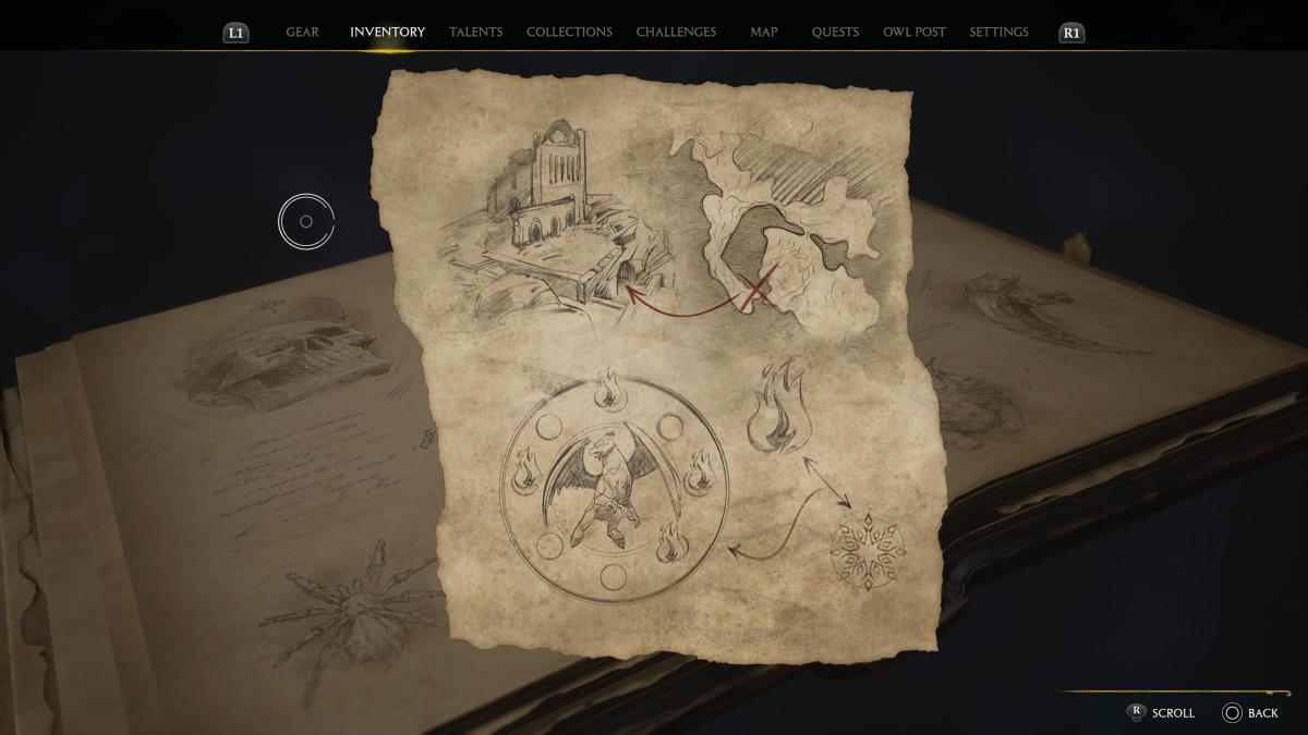 Henrietta's Map looks cryptic at first glance.
