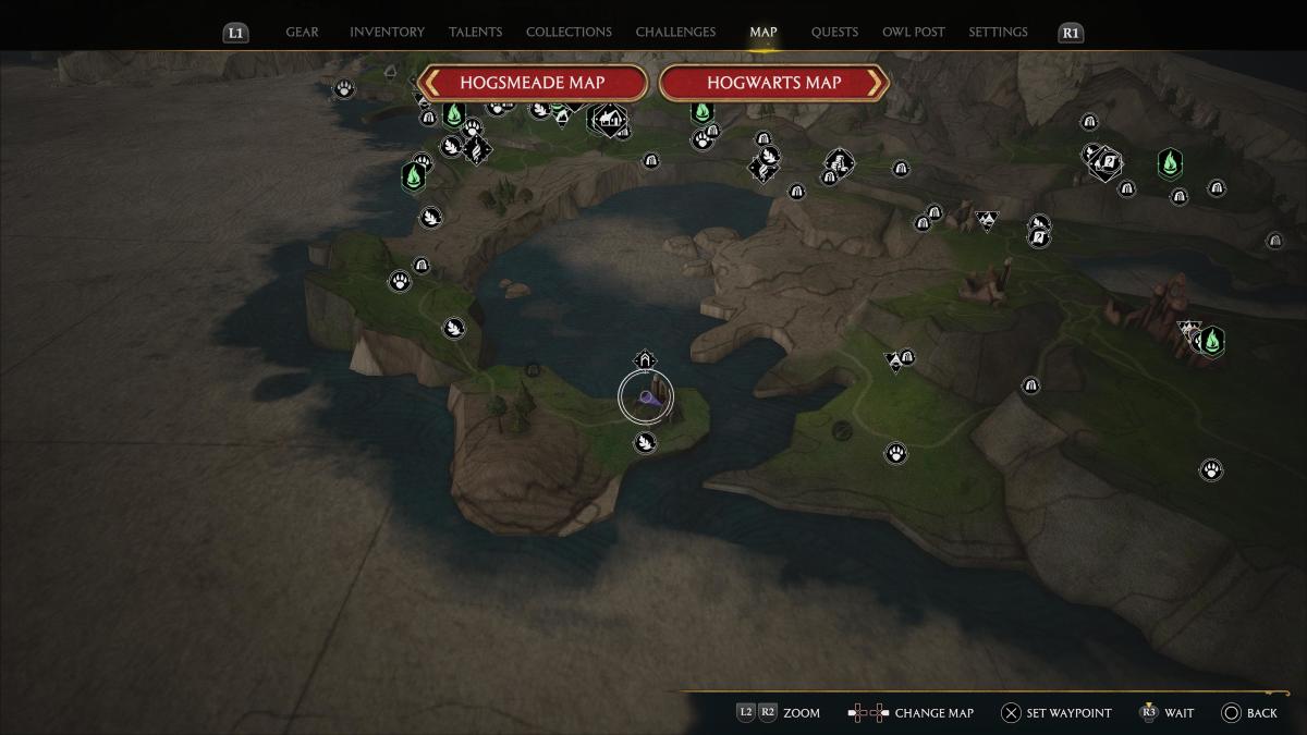 Hogwarts Legacy Henrietta's Map Treasure Solution