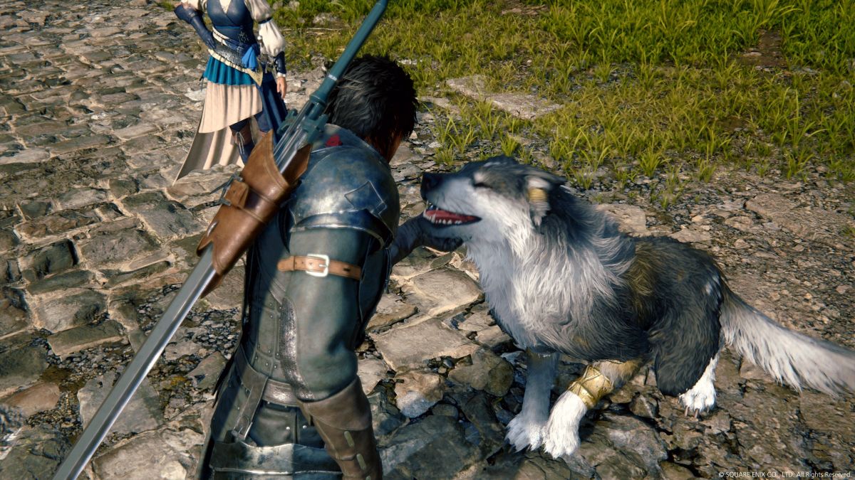 Final Fantasy 16 might be dark, but at least you'll get to pet the dog.