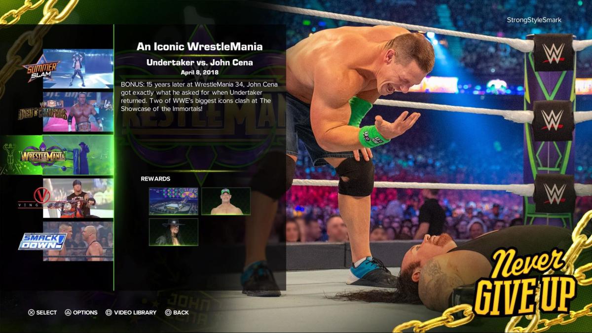 WWE 2K23 Cena vs. Undertaker