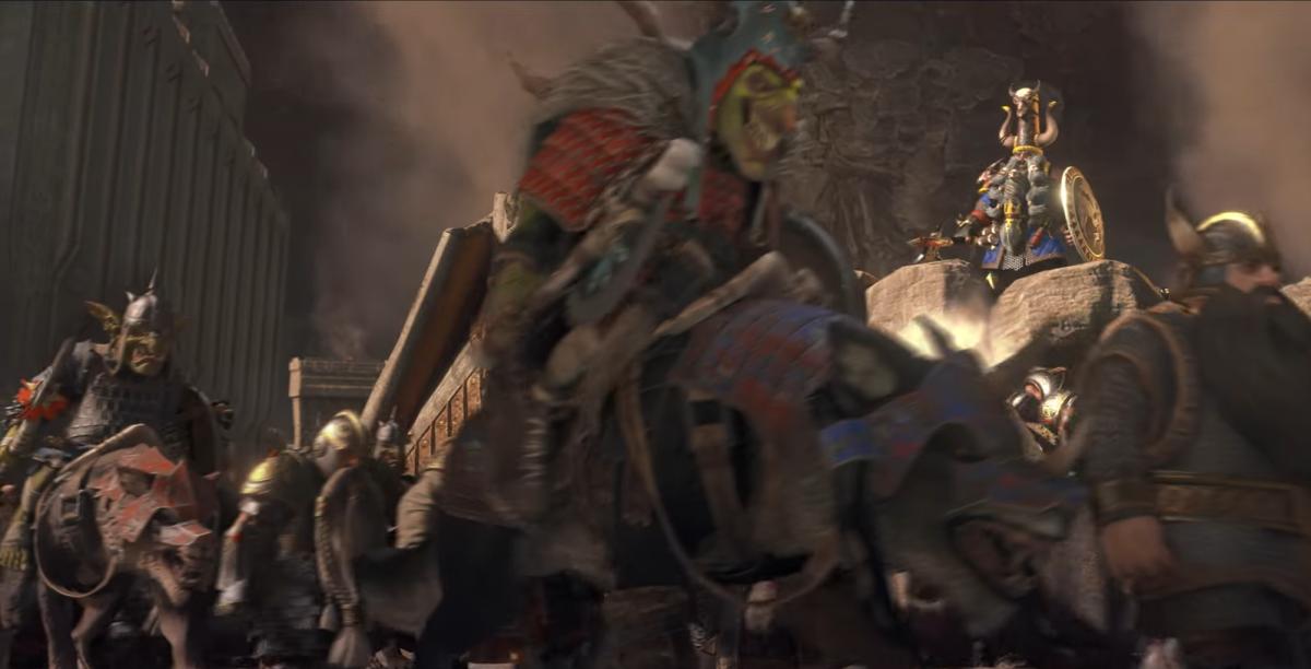 Total War Warhammer 3 Hobgoblin Wolf Riders.