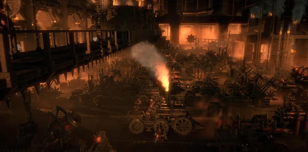 Total War Warhammer 3 Chaos Dwarf War Machines.