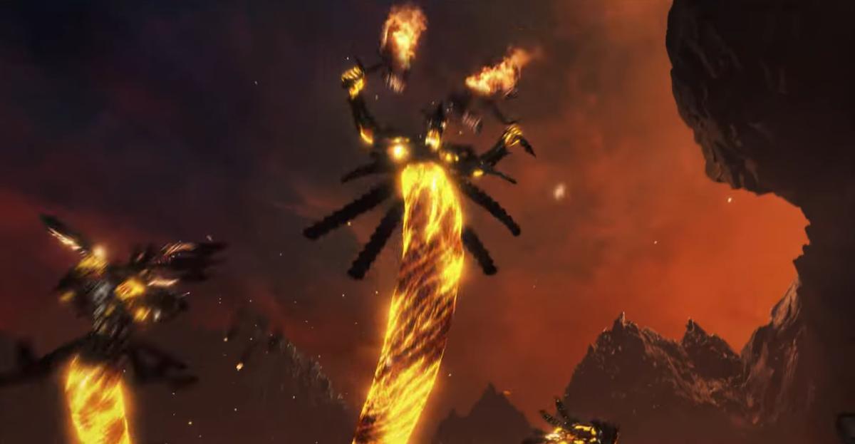 Total War Warhammer 3 K'Daai Fireborn.