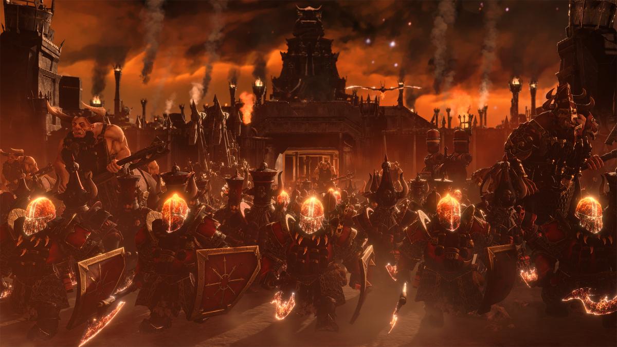Total War Warhammer 3 Chaos Dwarf Army.
