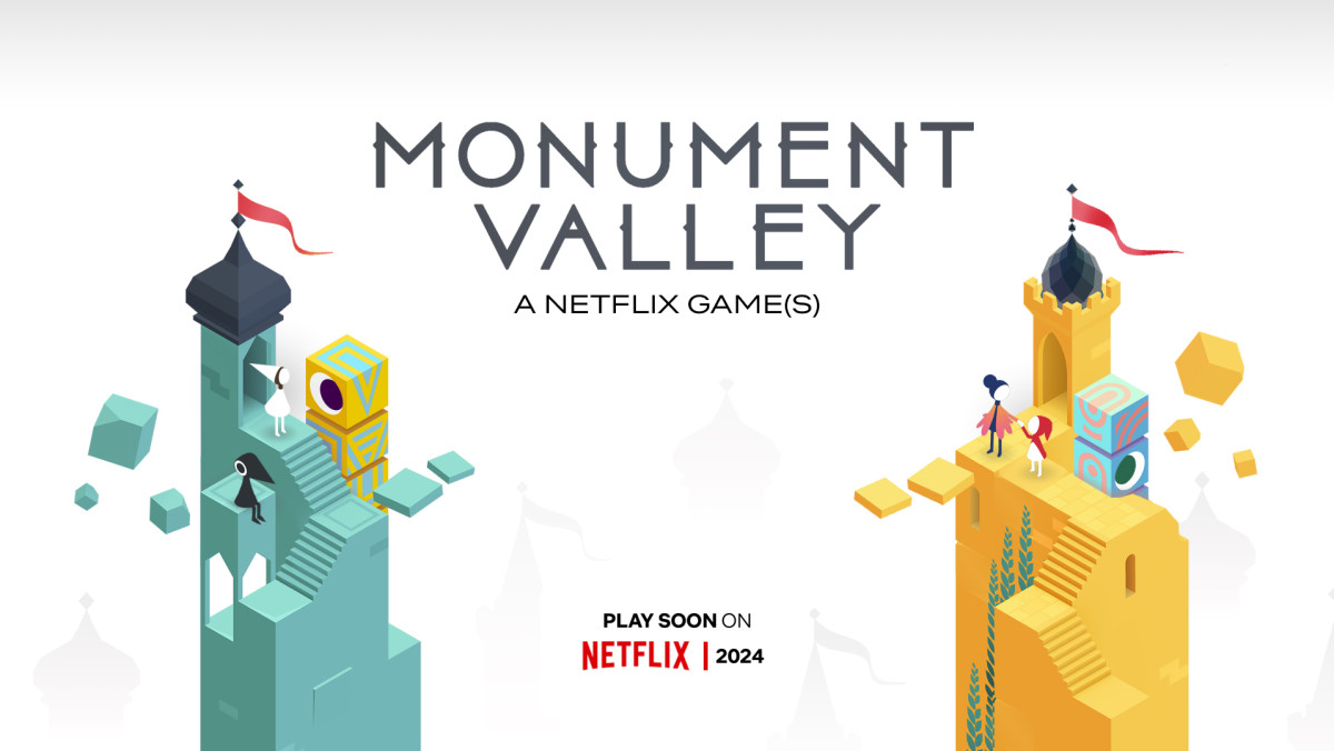Monument Valley poster with Netflix branding.