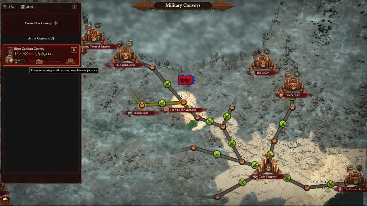 Total War Warhammer 3 Convoy.