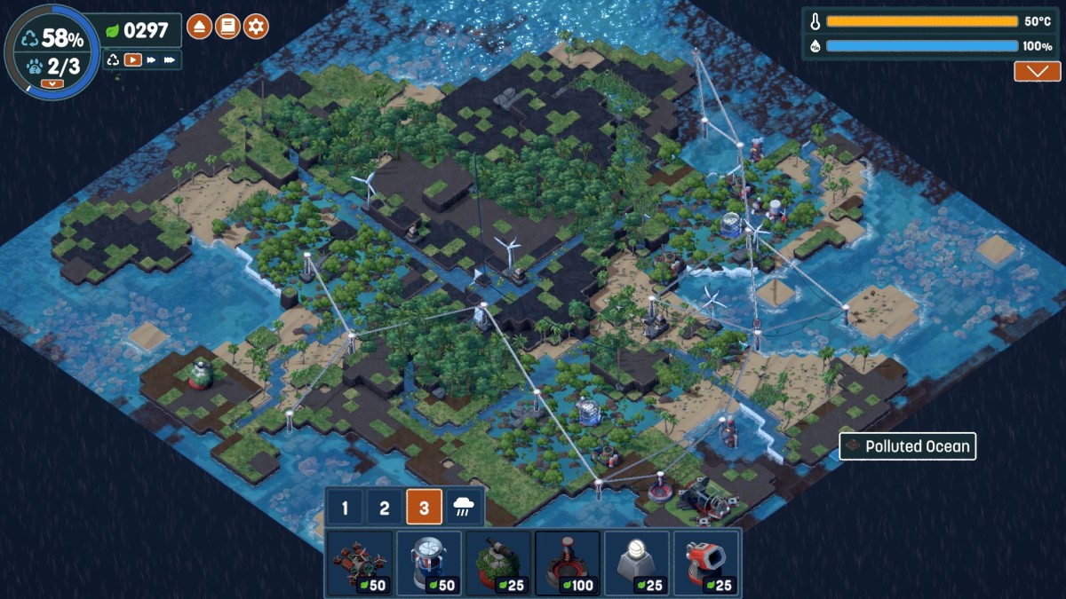 Terra Nil screenshot.