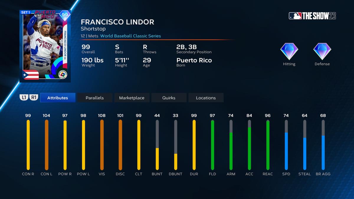 MLB The Show 23 - Francisco Lindor