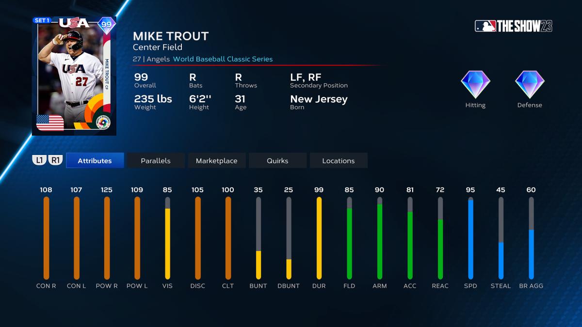 MLB The Show 23 - Mike Trout