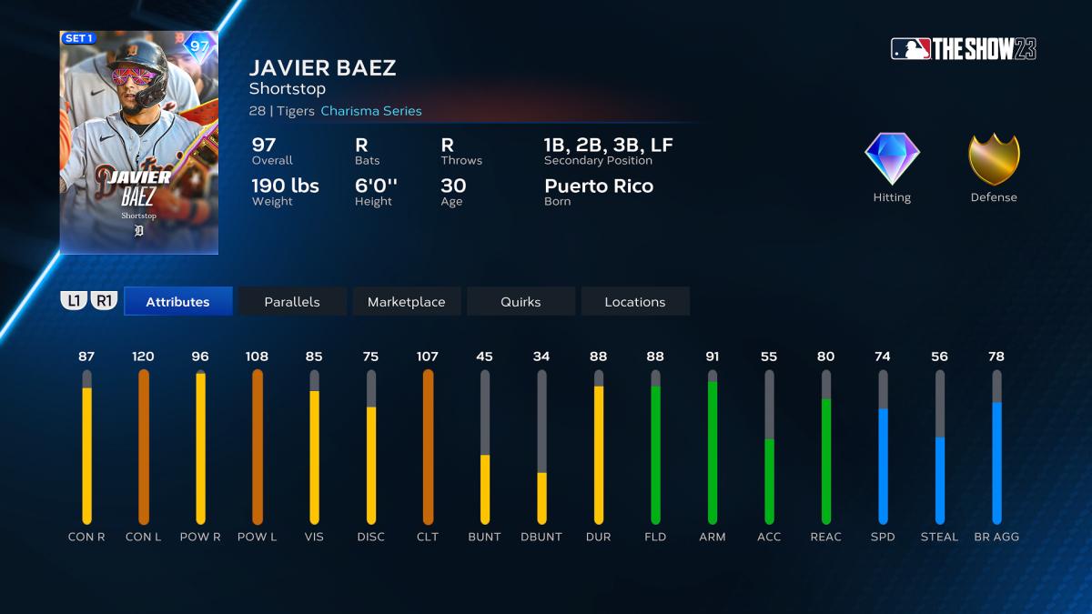 MLB The Show 23 - Javier Baez