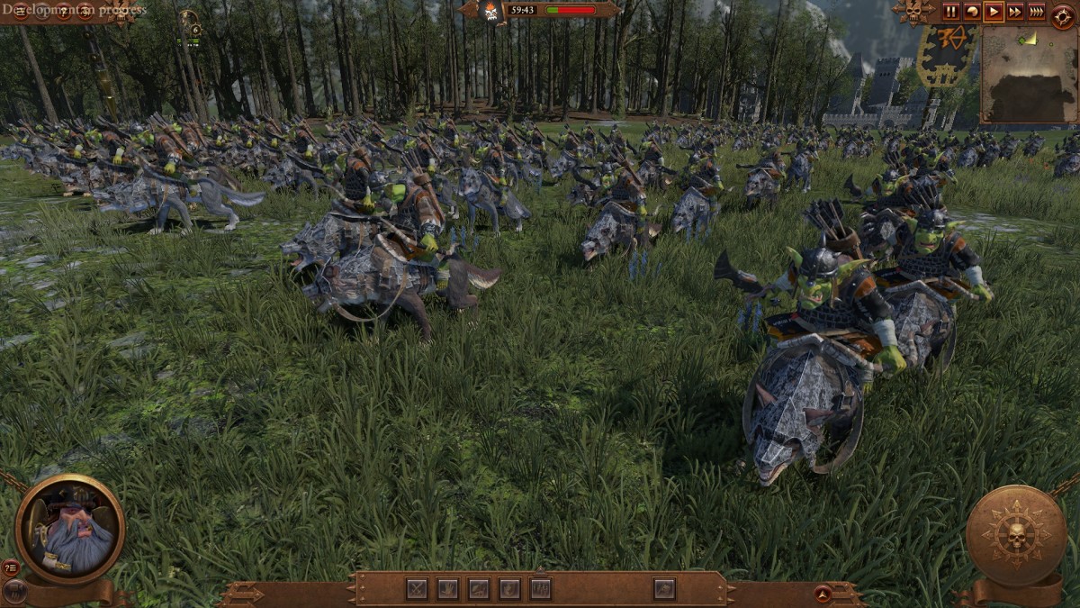 Total War: Warhammer 3 Hobgoblin Wolf Raiders.