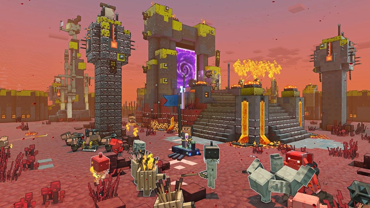 Minecraft Legends Bastion portal