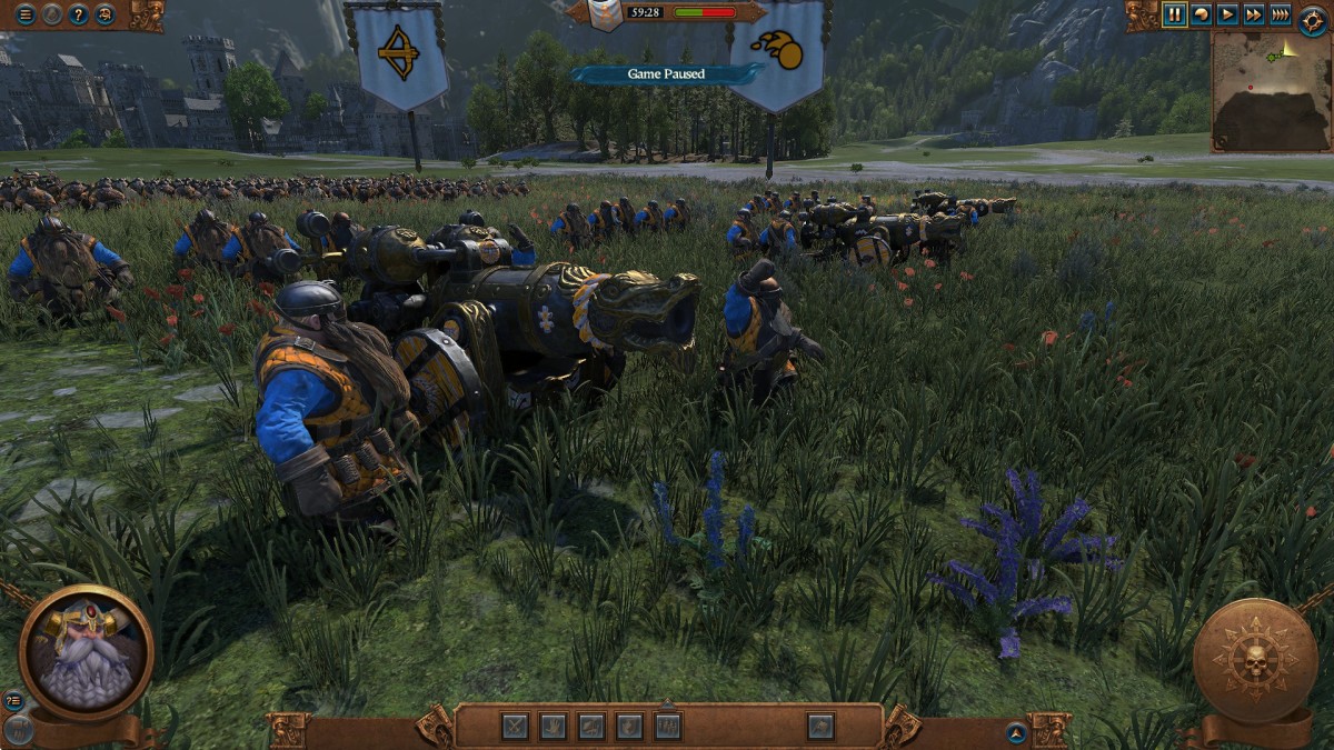 Total War: Warhammer 3 Flame Cannons.