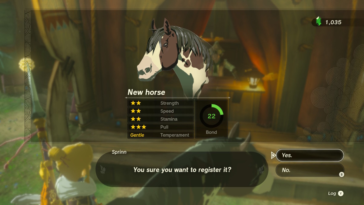 Stables let you register horses for a fee.