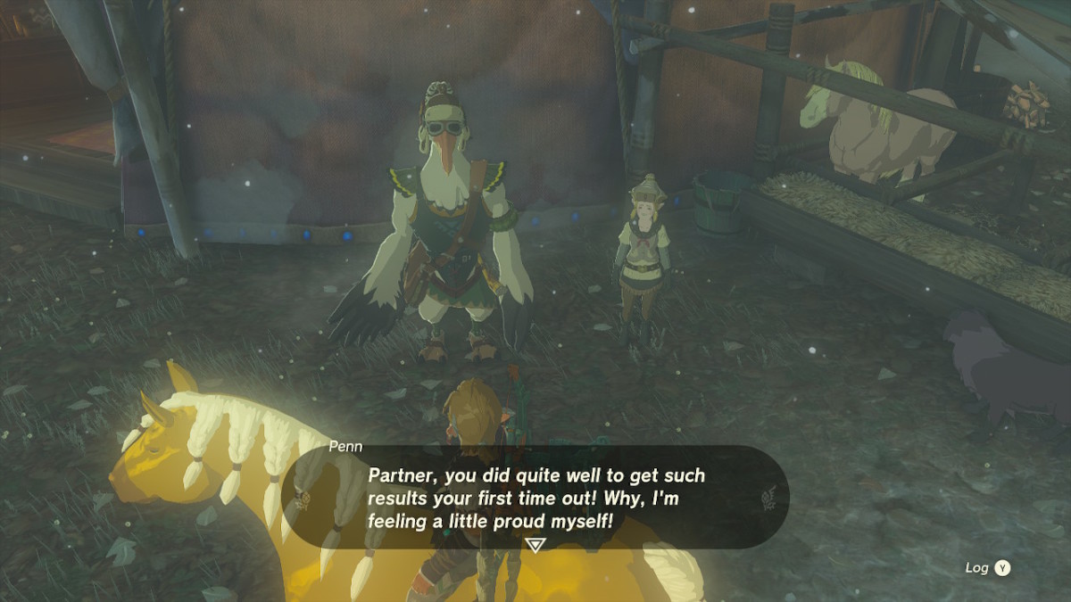 TOTK Zelda's Golden Horse stable