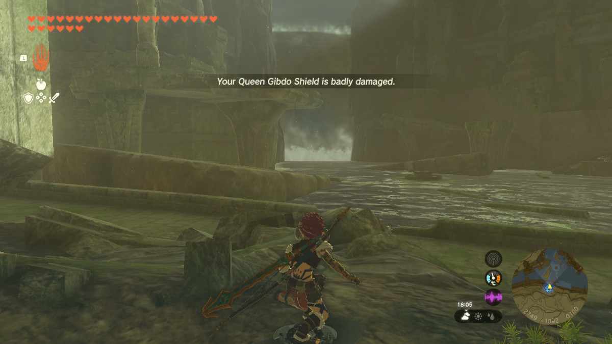 Zelda TOTK dupe glitch shield jump