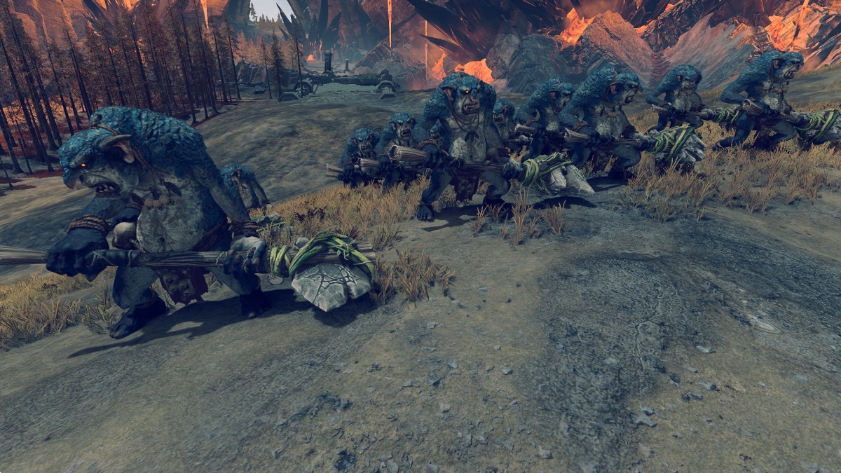Total War: Warhammer 3 Stone Trolls.