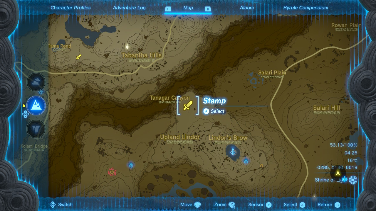 Zelda TOTK Lynel Location 3