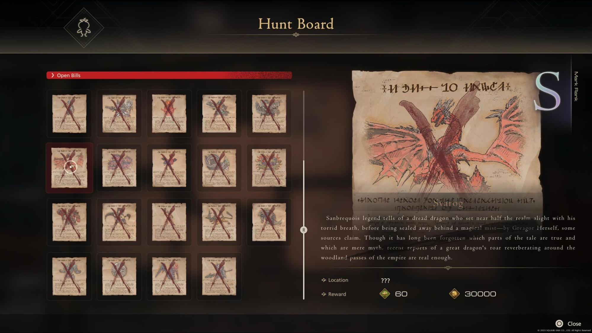 There are 32 Hunt Board requests in total.