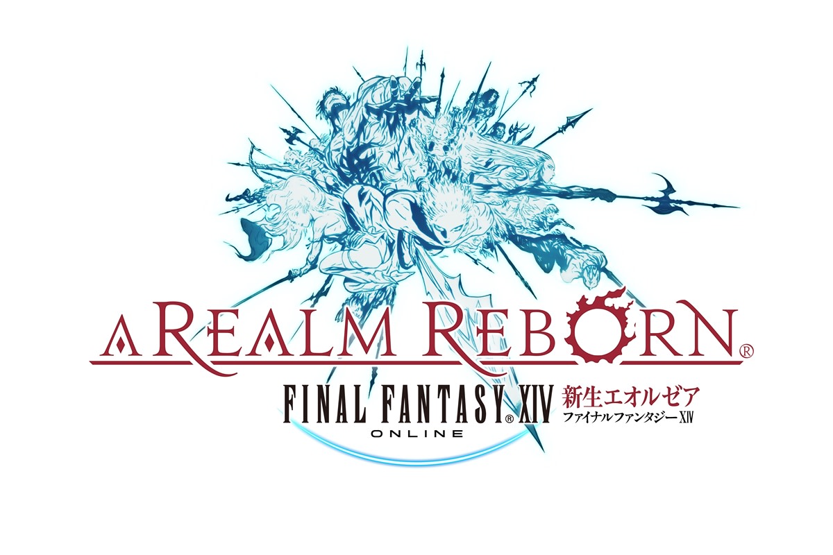 Final Fantasy XIV logo.