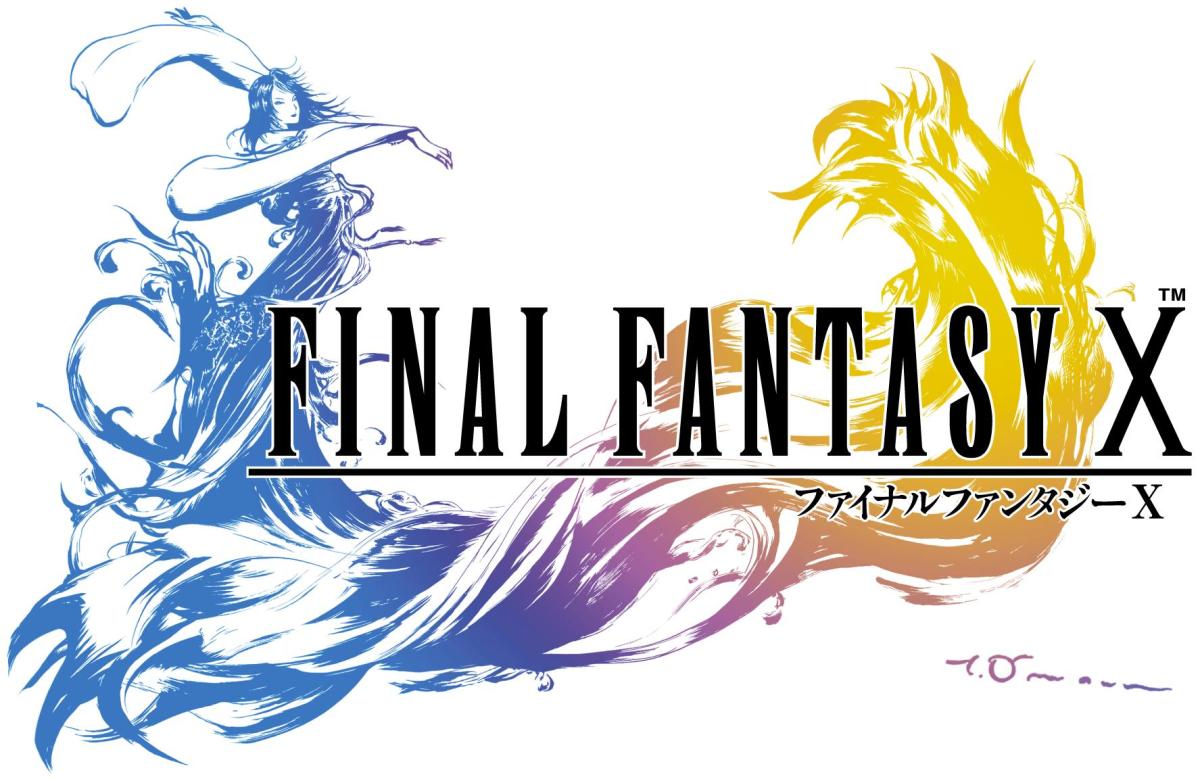 Final Fantasy X logo.