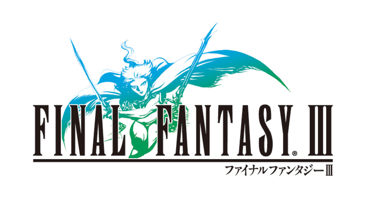 Final Fantasy III logo.