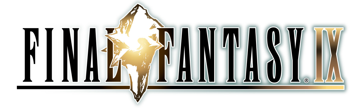 Final Fantasy IX logo.