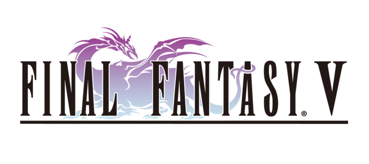 Final Fantasy V logo.