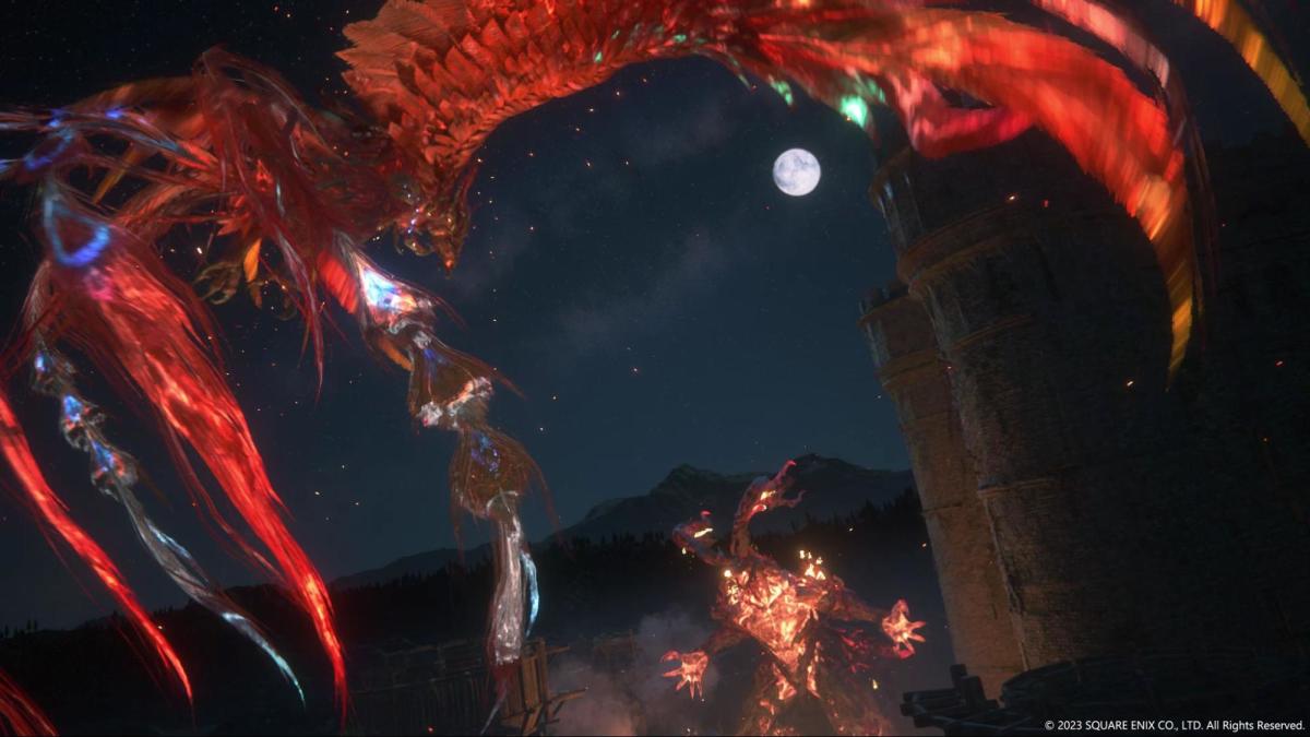 Fire Eikons Phoenix and Ifrit's battle is the game's inciting incident.