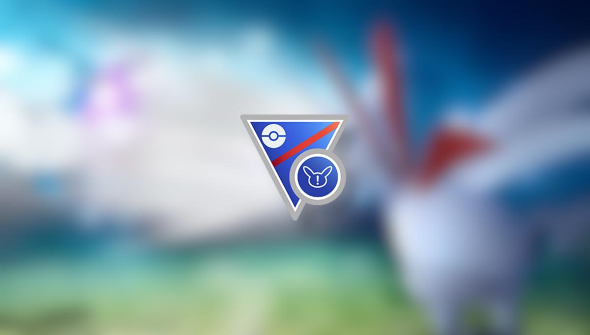 Blurry Pokémon Go battle in the background with the icon for Great League Remix in front.