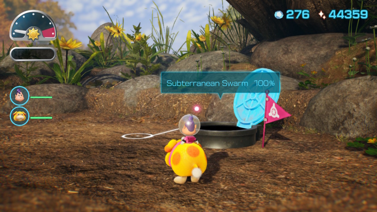 The Subterranean Swarm cave is the best place to farm Purple Pikmin.