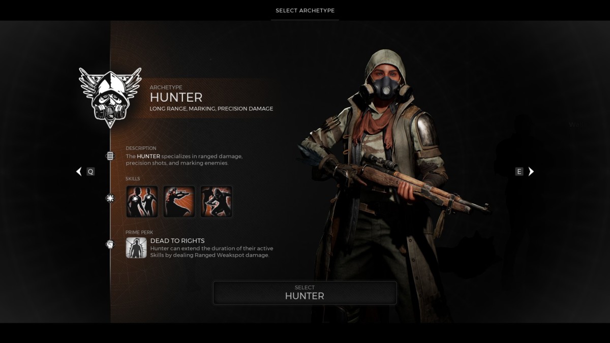 Remnant 2 Hunter class