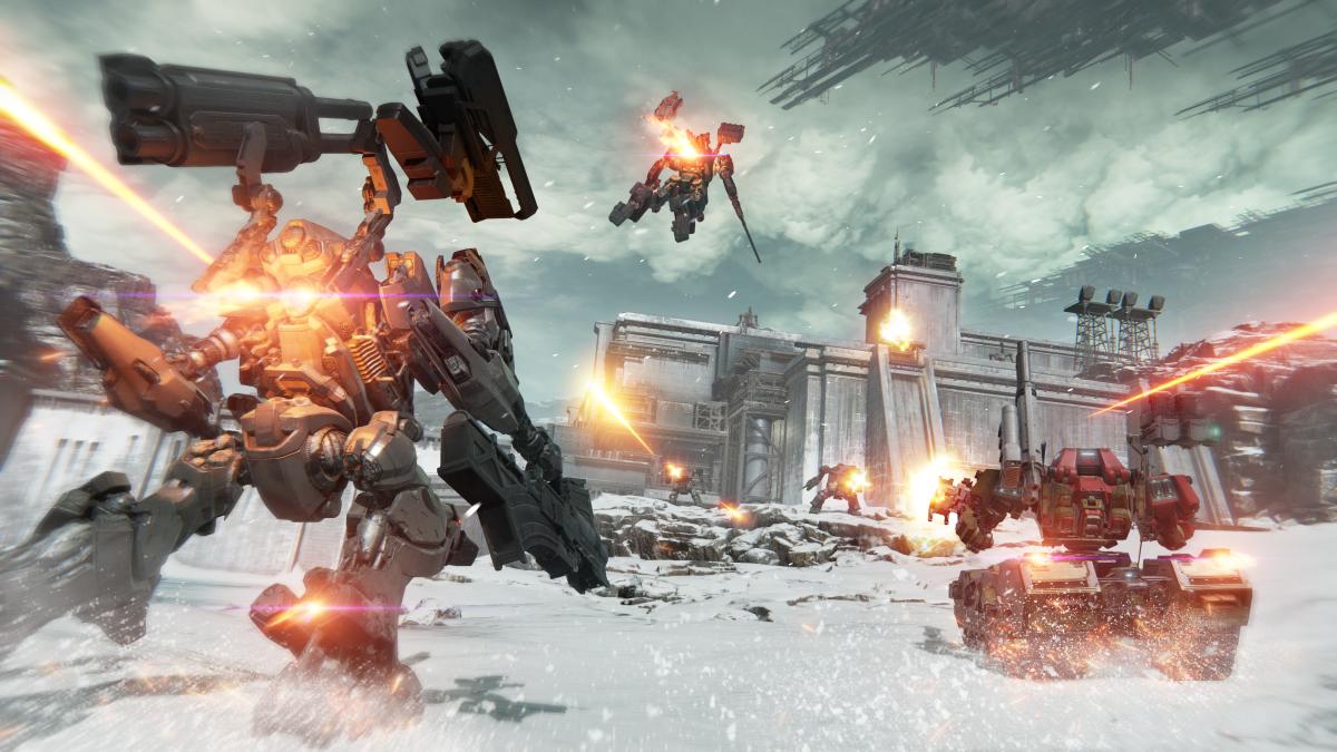 Armored Core VI New Gameplay Shows Complex Levels, A Big Boss Battle, and  More