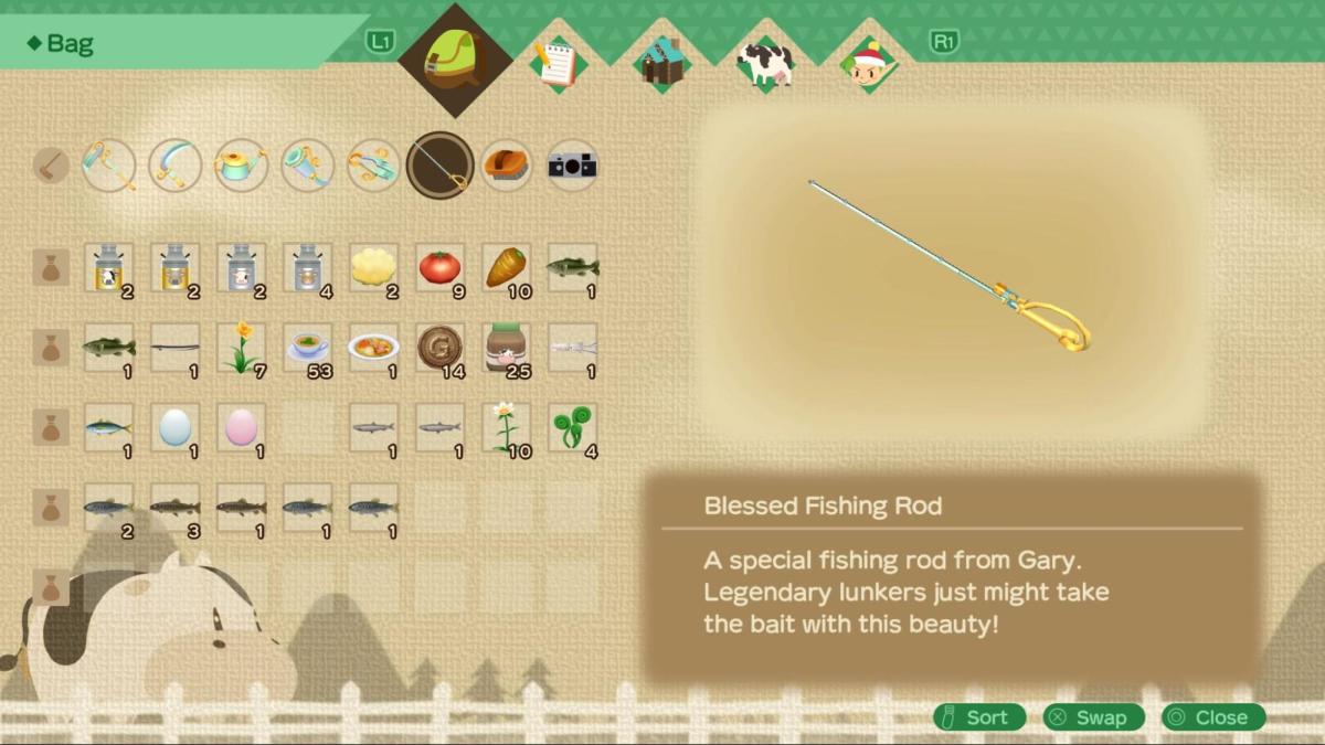 Story of Seasons A Wonderful Life: all Blessed Tool locations