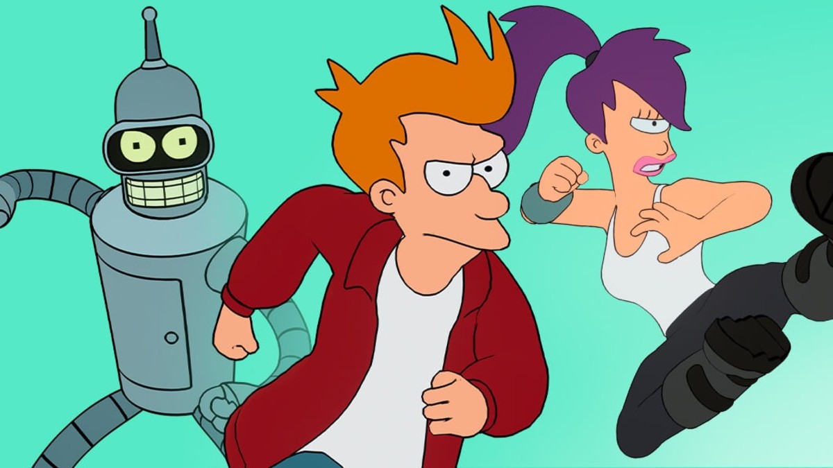 Fortnite Fry, Bender, and Leela