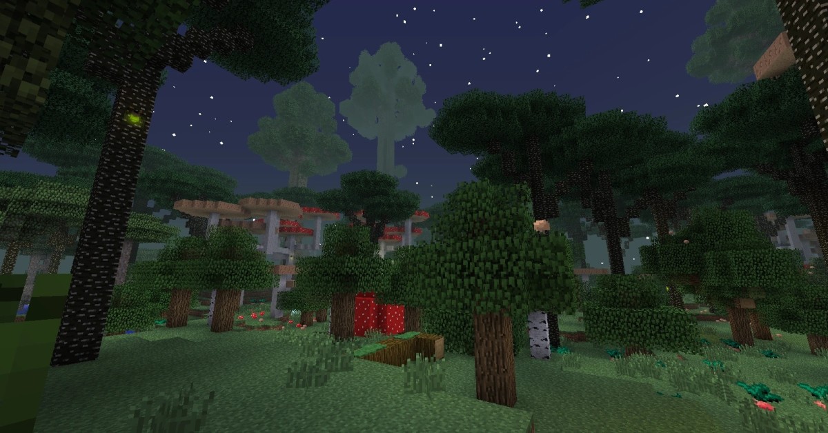 Minecraft Twilight Forest dimension