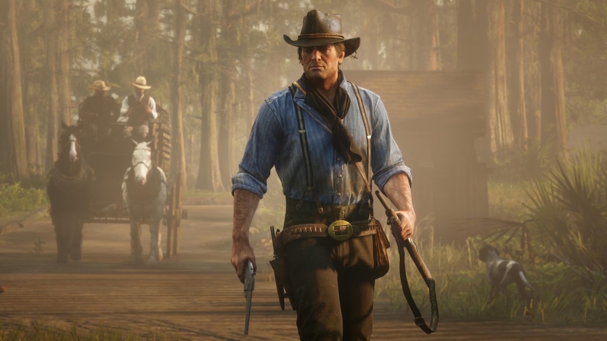 Red Dead Redemption 2 Arthur Morgan screenshot.