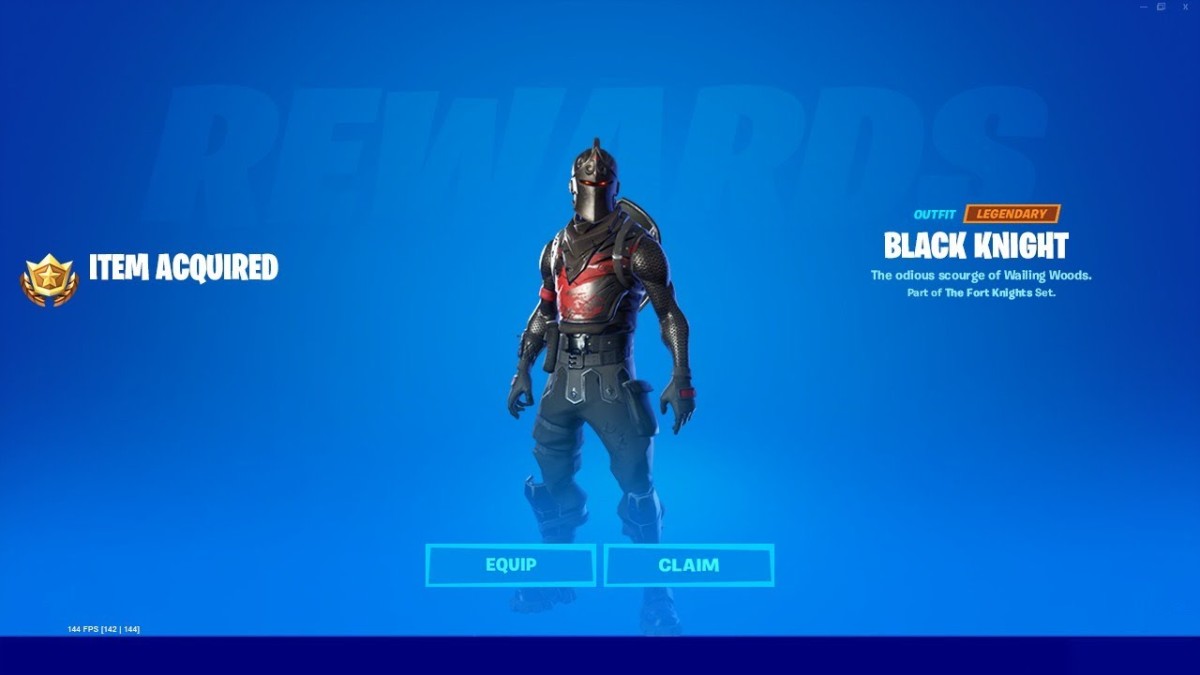 Fortnite Black Knight outfit