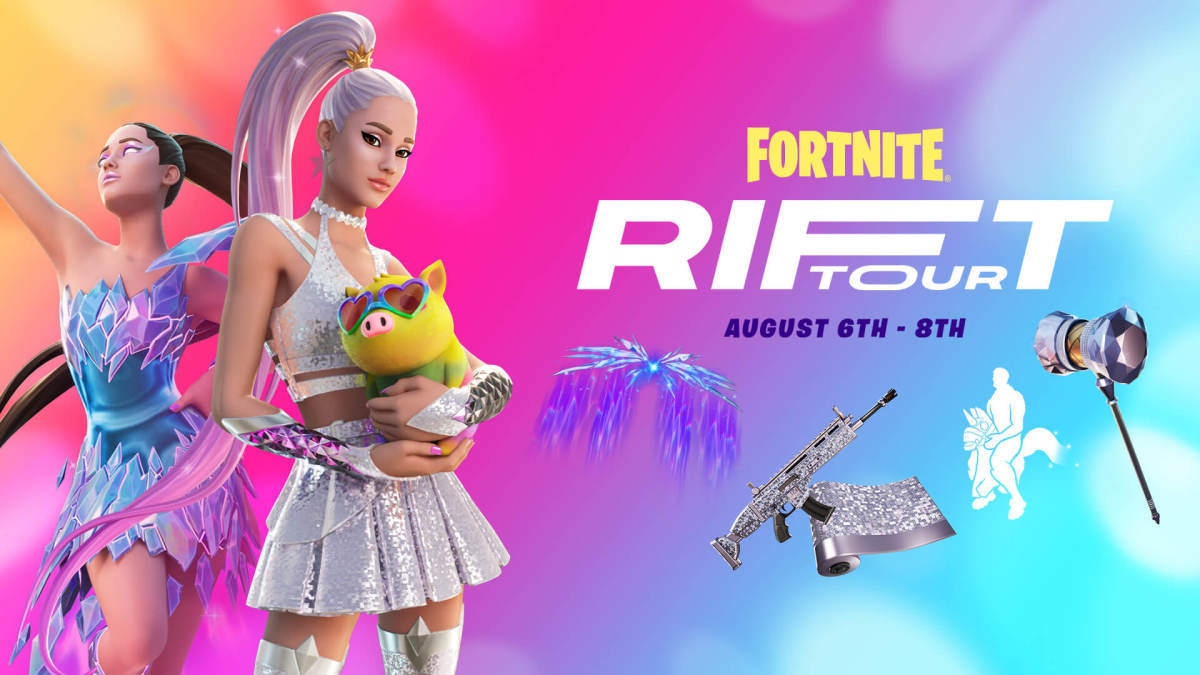 Fortnite Ariana Grande outfits and accessories