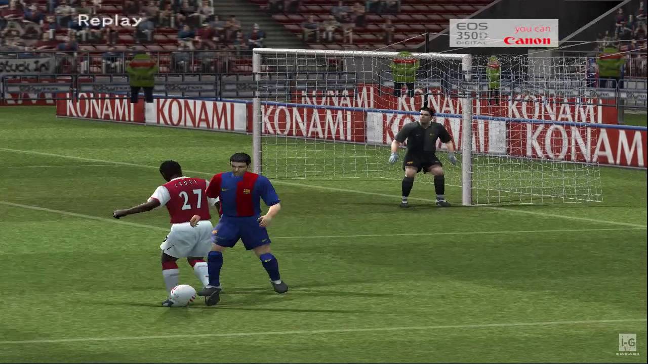 Pro Evo Soccar 6 one player marking another