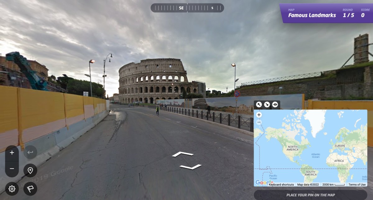 Geoguessr by the Colosseum
