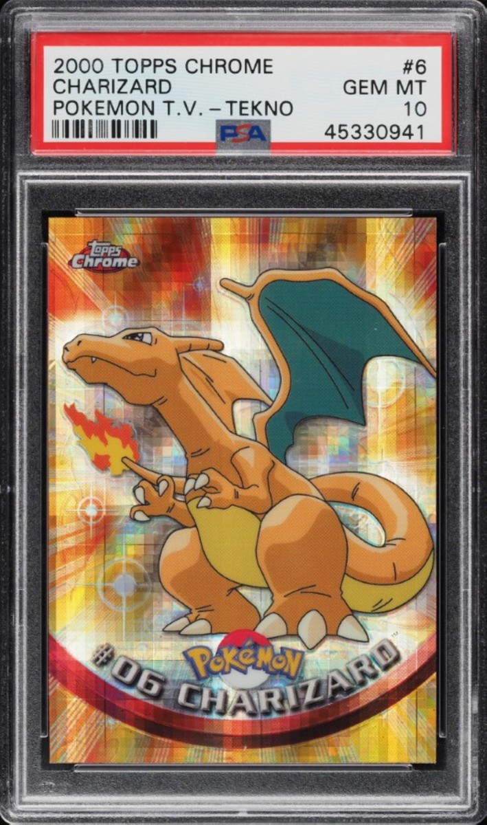 2000 Chrome Series Charizard Pokémon Card