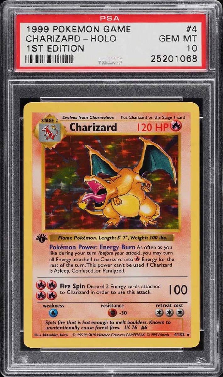 1999 1st Edition Charizard Pokémon Card