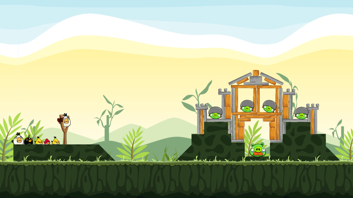 Angry Birds remake gameplay screenshot