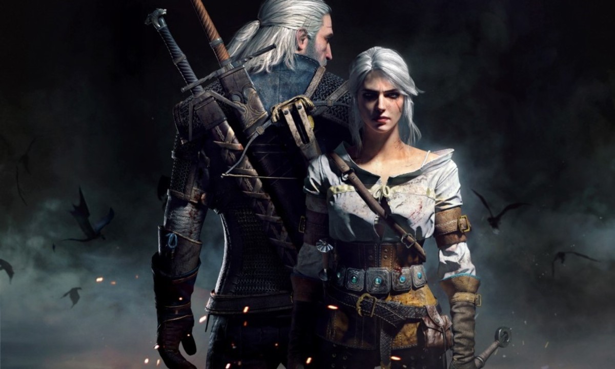 Geralt and Ciri, my faves.
