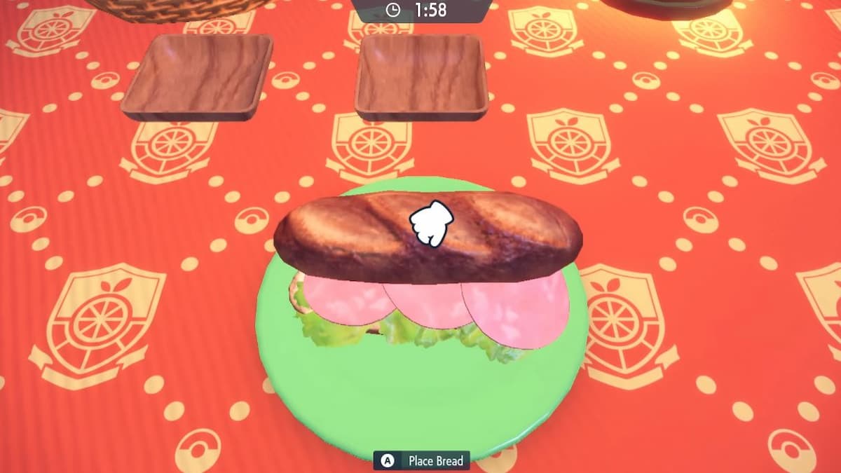Pokemon Scarlet Ham sandwich
