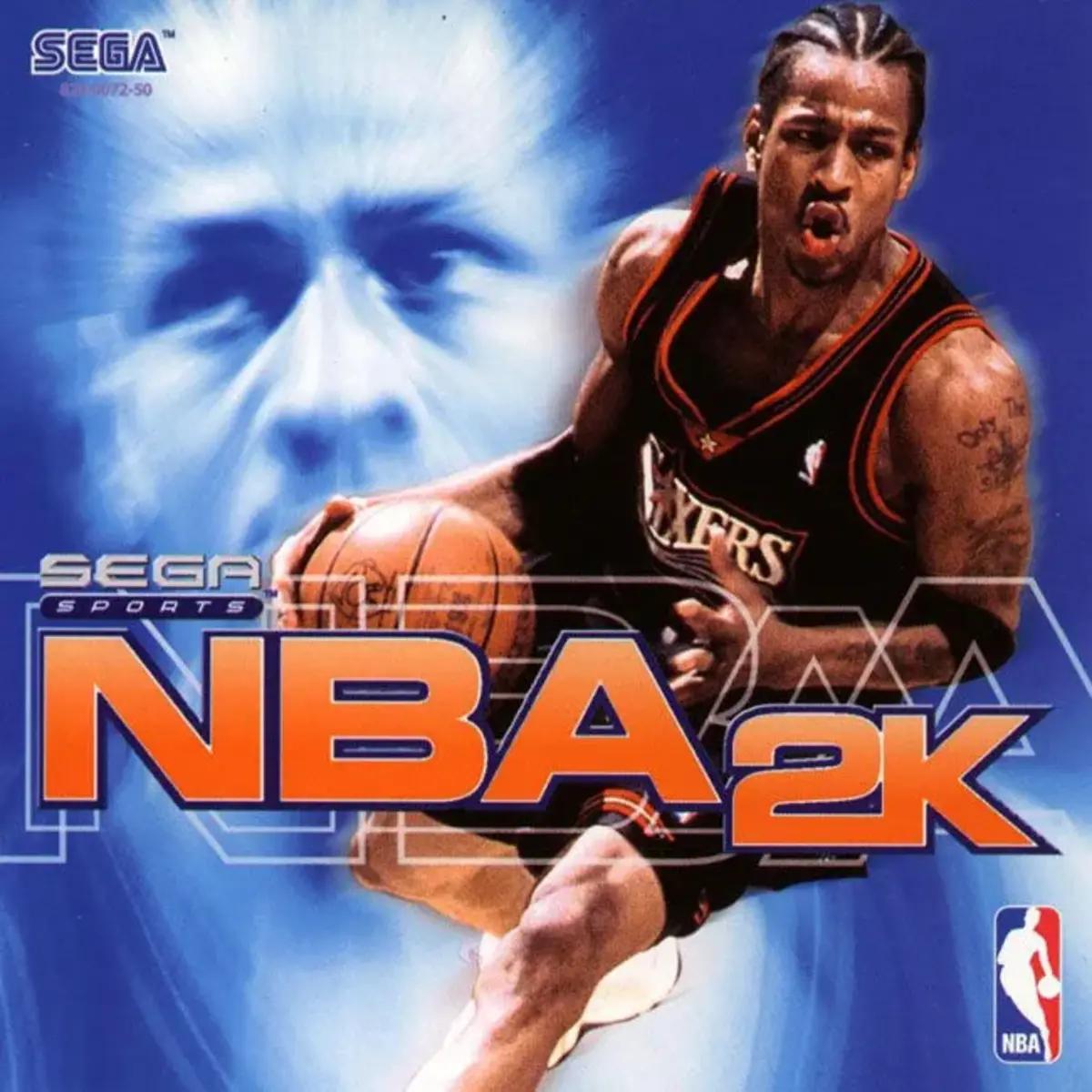 Allen Iverson on the NBA 2K cover.