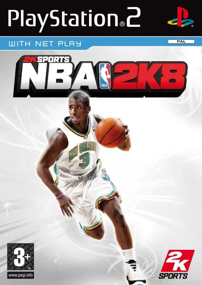 Chris Paul on the NBA 2K8 cover.