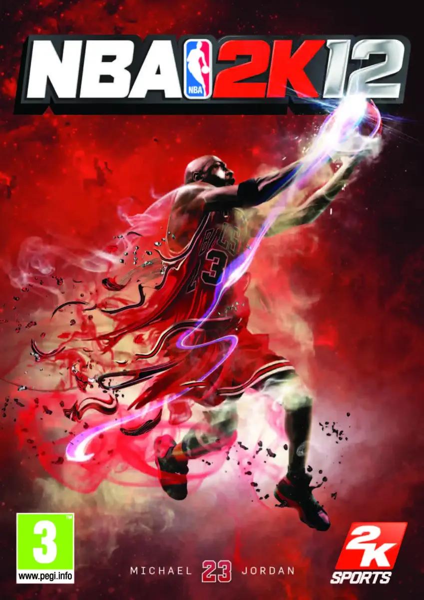Michael Jordan on the NBA 2K12 cover.
