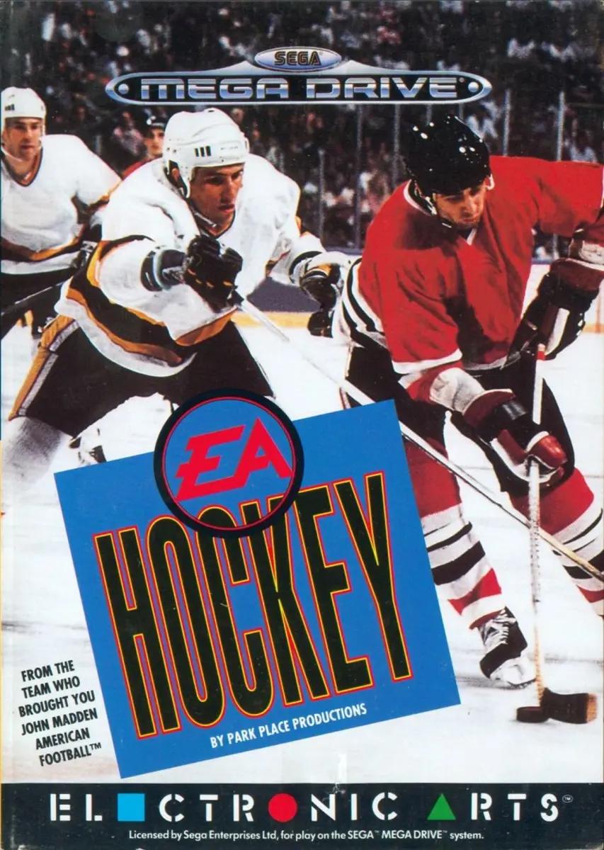 Glenn Healy on the NHL 91 cover.
